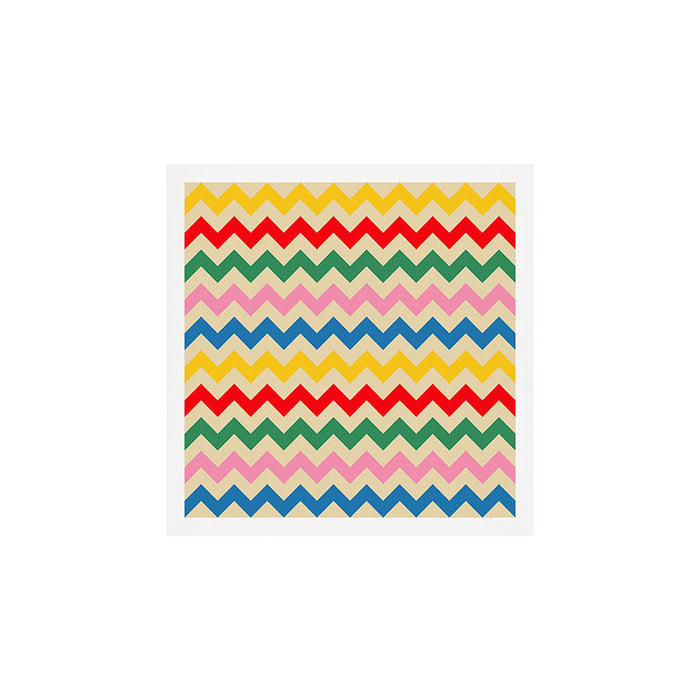 Rainbow Happy Waves Art Print Gallery Image 1
