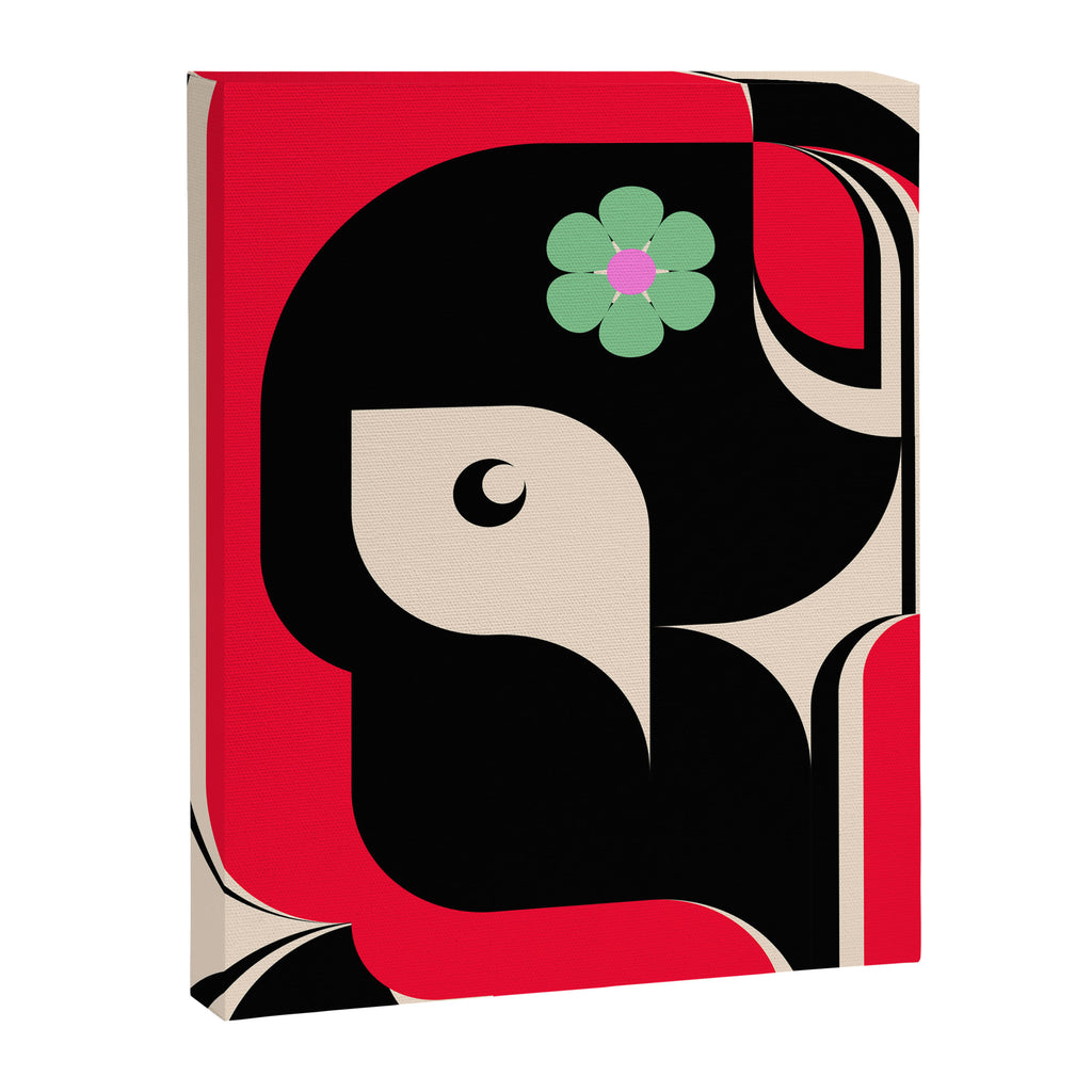 Red Girl Canvas Print Gallery Image 6