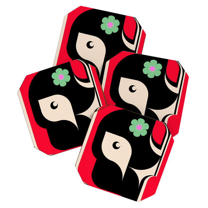 Red Girl Coaster Gallery Image 1