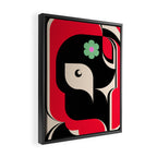 Red Girl Framed Canvas Print Gallery Image 2