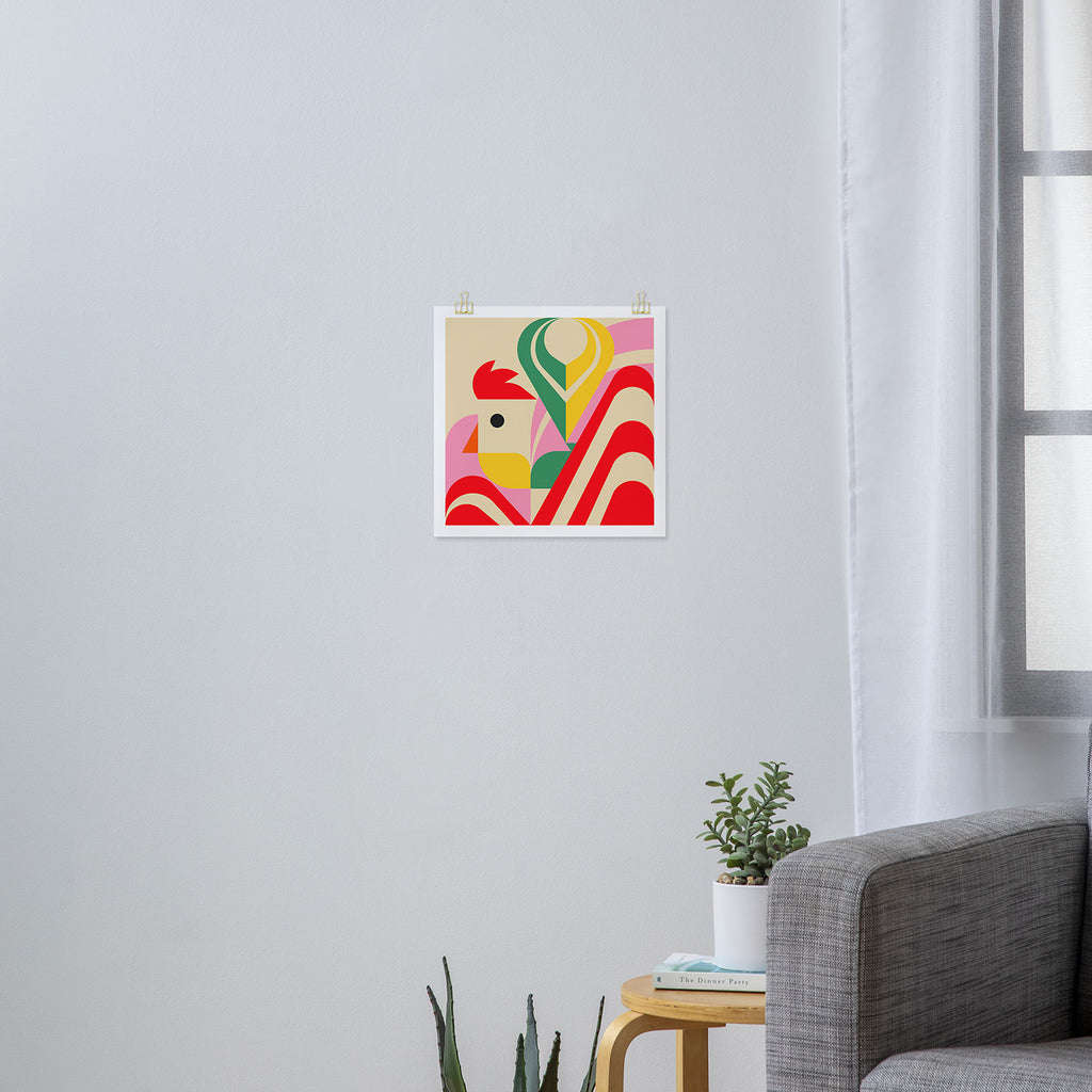 Rooster Pride Art Print Gallery Image 3