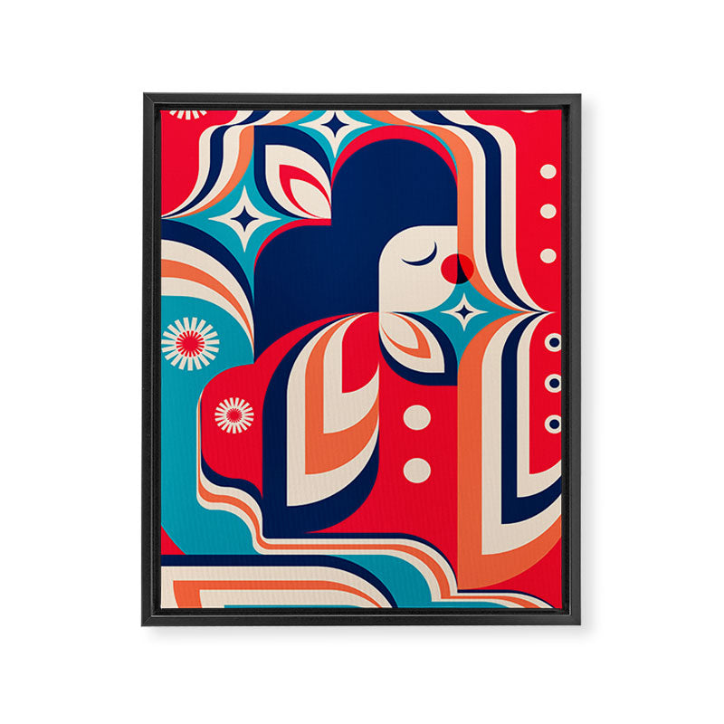 Sleep Walking Girl Framed Canvas Print Gallery Image 6