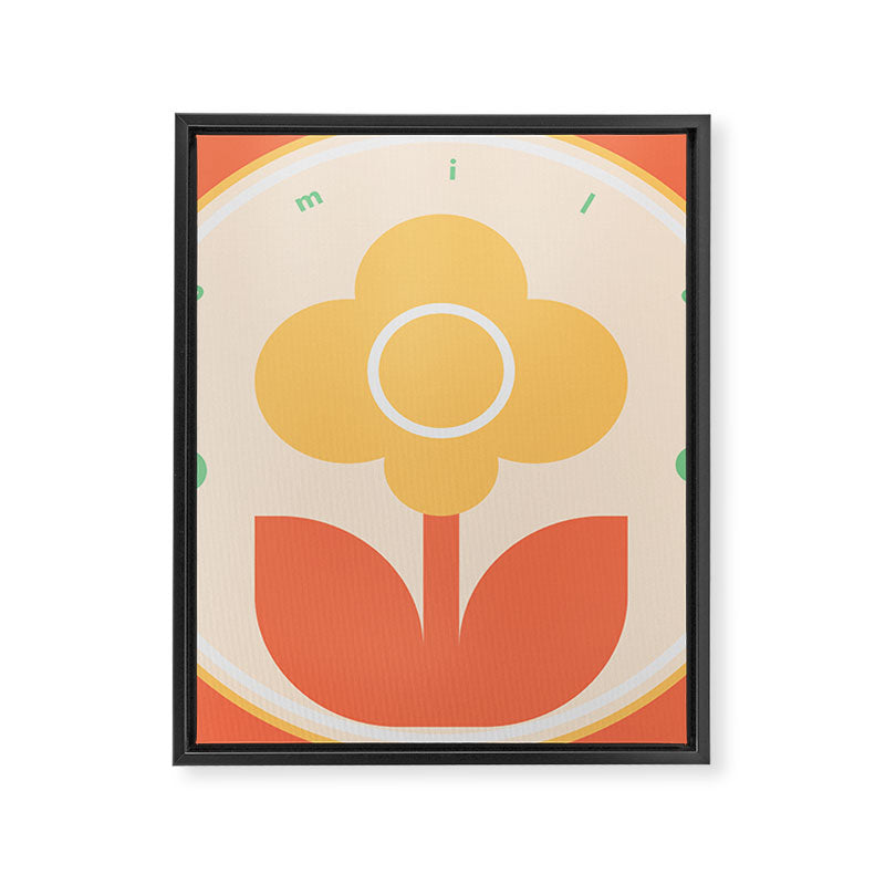 Smile, Always Smile Framed Canvas Print Gallery Image 8