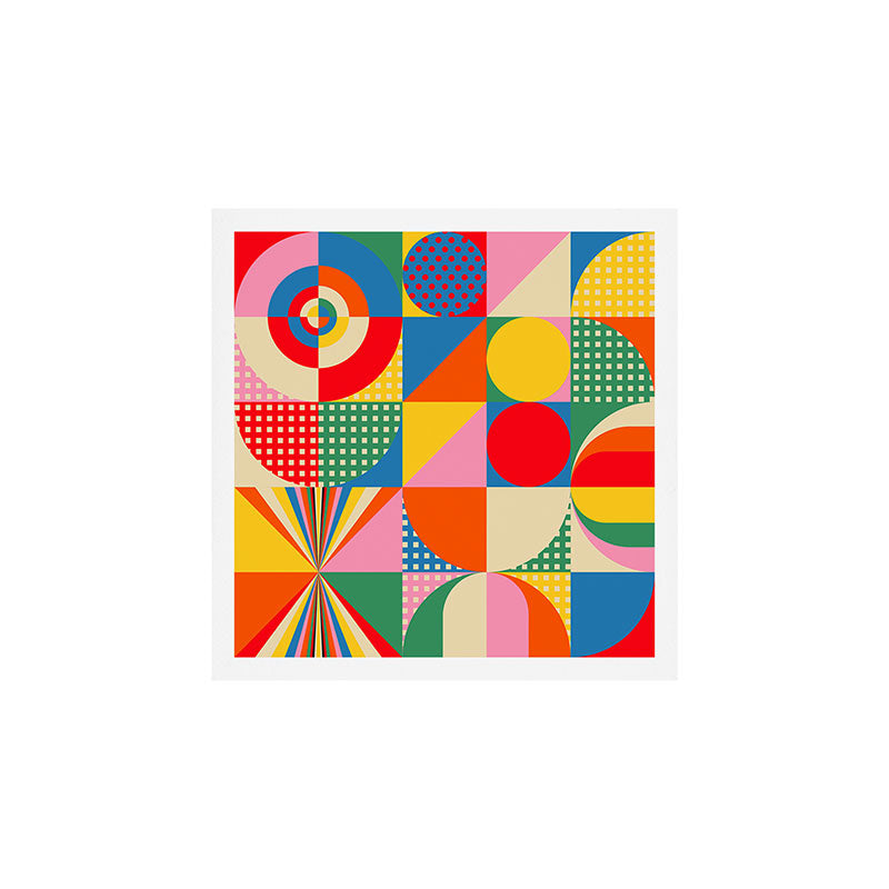 Sonia Delaunay Inspired Abstract Geometry Art Print Gallery Image 1