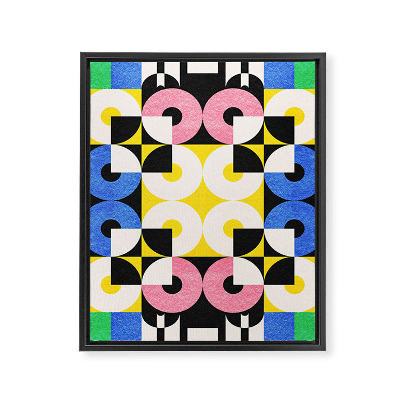Square and Circle Framed Canvas Print Gallery Image 6