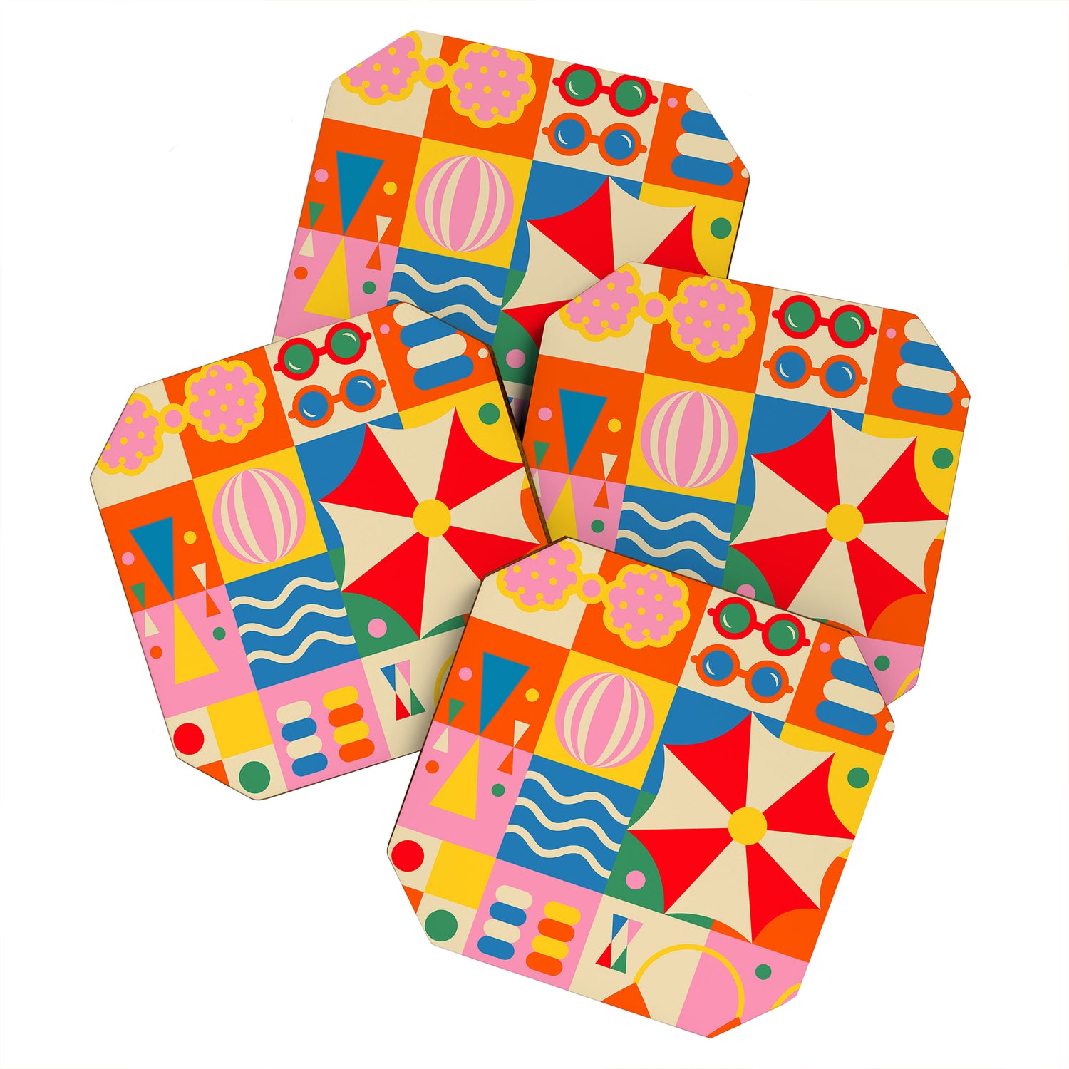 Summer Beach Lifestyle Coaster Gallery Image 1
