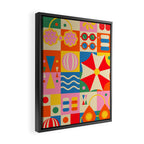 Summer Beach Lifestyle Framed Canvas Print Gallery Image 2
