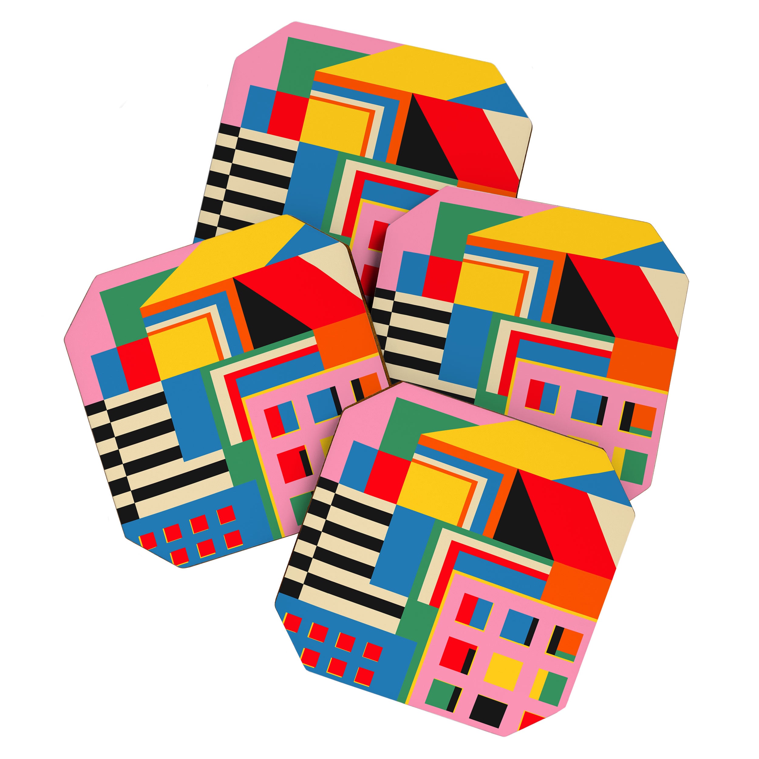 Sunset Cityscape Coaster Gallery Image 1