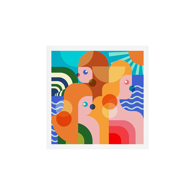 Sunshine Coastal Girls Art Print Gallery Image 1