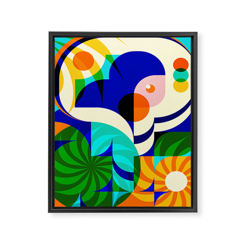 Sunshine Happy Girl Framed Canvas Print Gallery Image 6