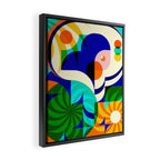 Sunshine Happy Girl Framed Canvas Print Gallery Image 2