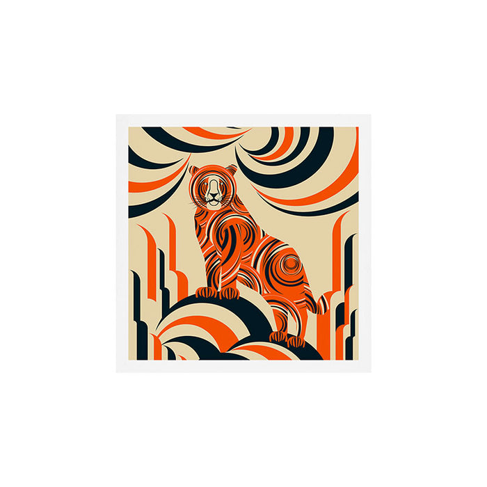 Tiger in the Woods Art Print Gallery Image 1