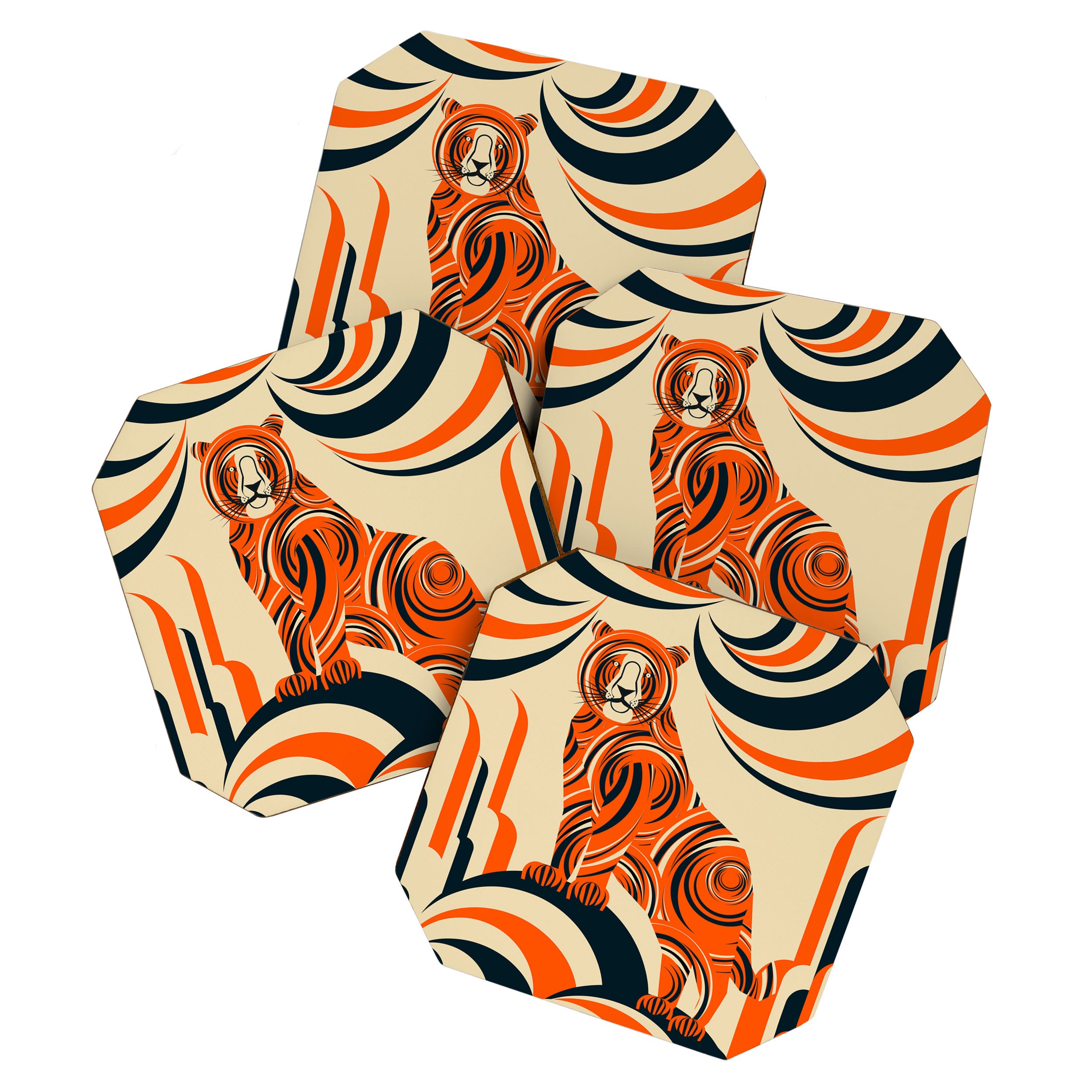 Tiger in the Woods Coaster Gallery Image 1