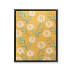 Yellow Flowers Framed Canvas Print Gallery Image 8