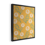 Yellow Flowers Framed Canvas Print Gallery Image 2