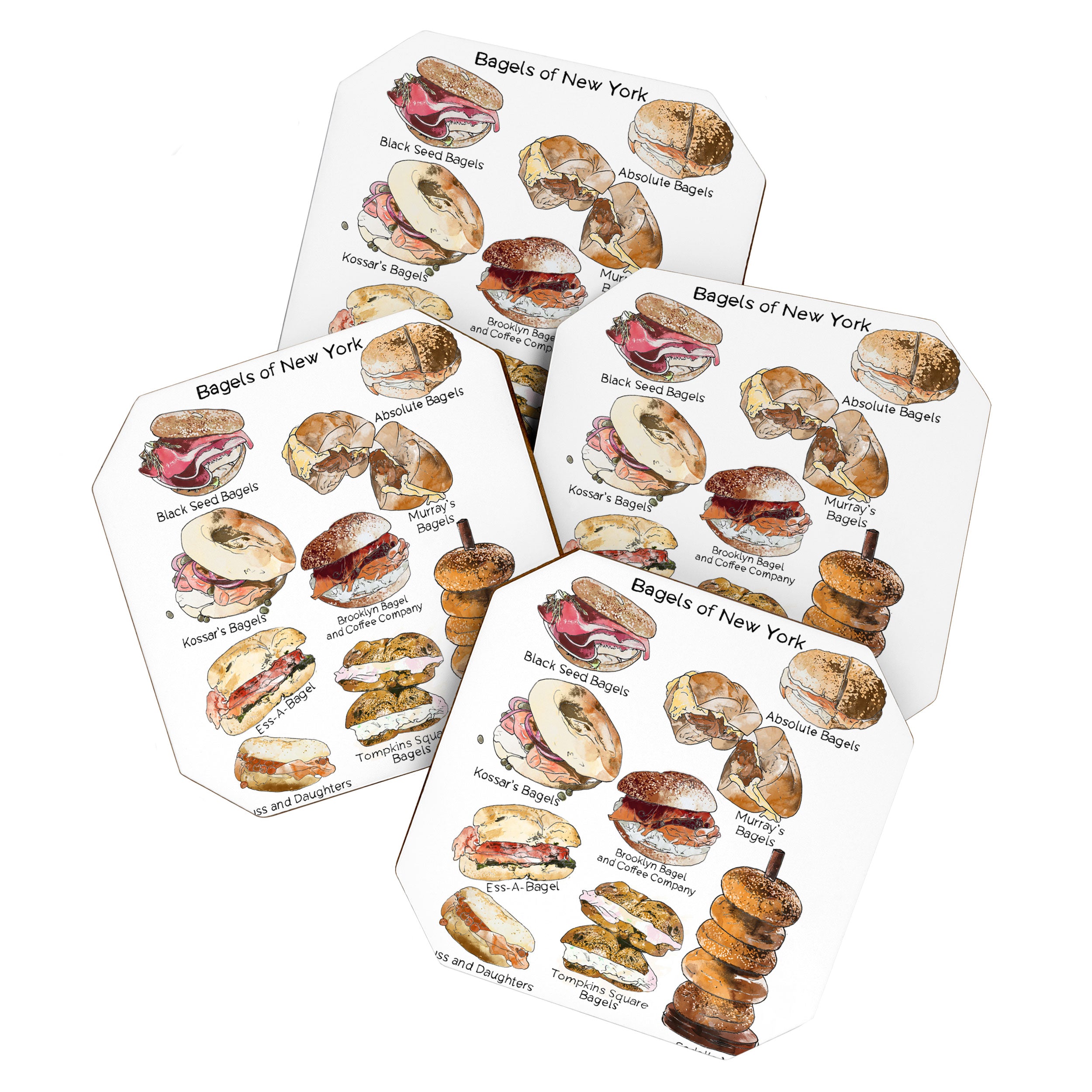 Bagels of New York City Coaster Gallery Image 1