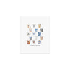 Coffees of New York Art Print Gallery Image 1