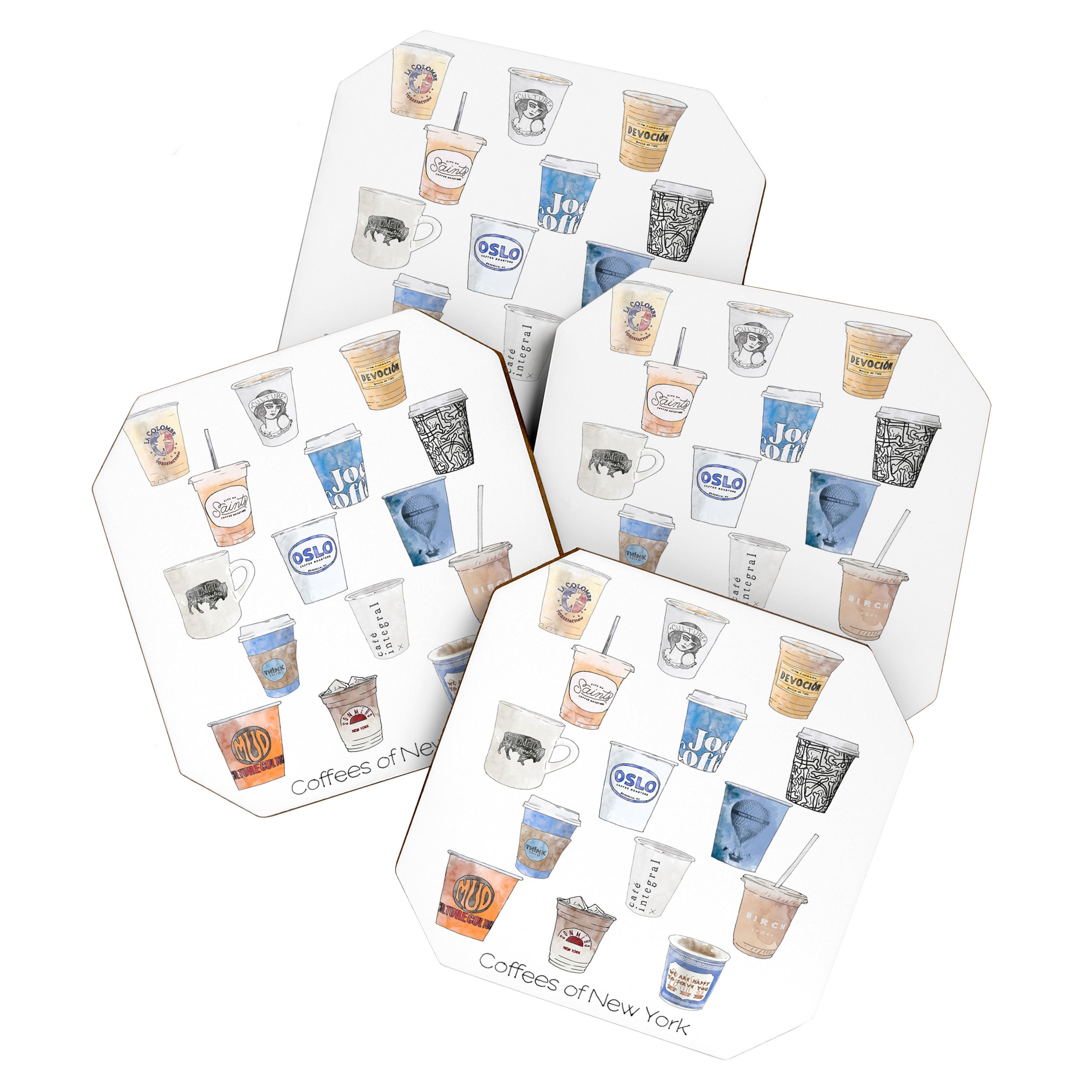 Coffees of New York Coaster Gallery Image 1