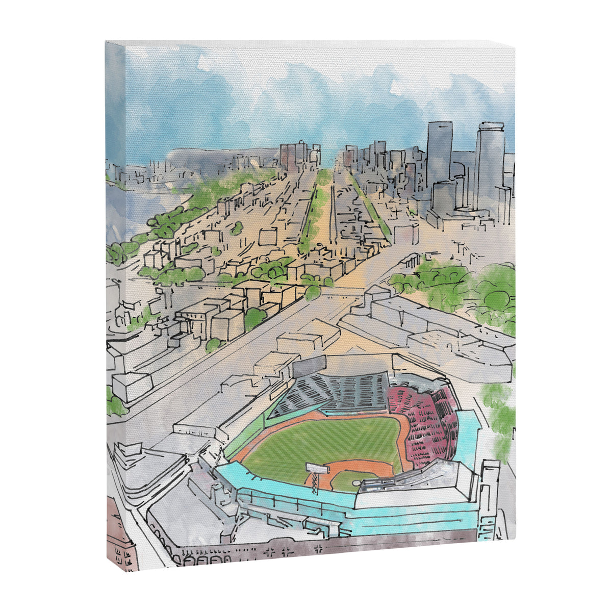 Fenway Park Canvas Print Gallery Image 6