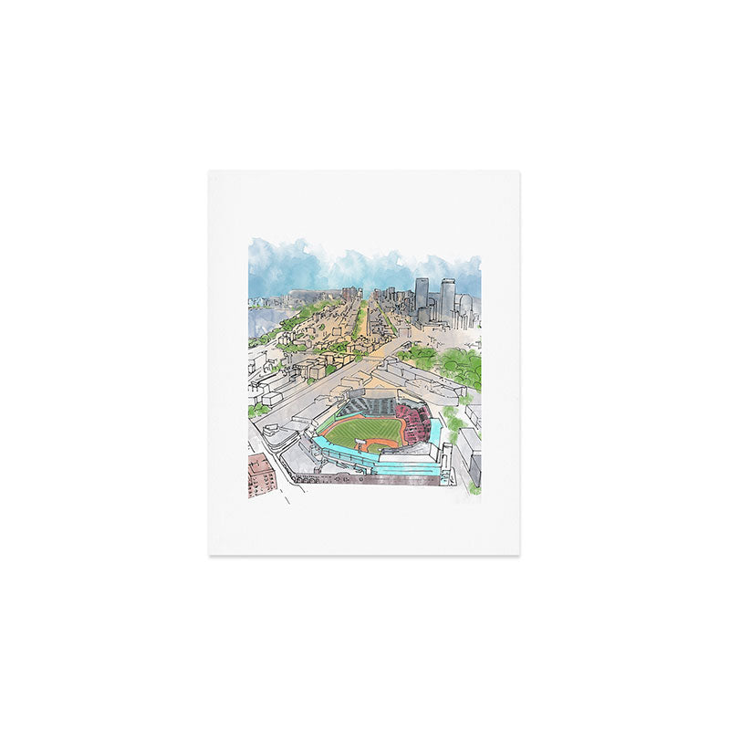Fenway Park Art Print Gallery Image 1