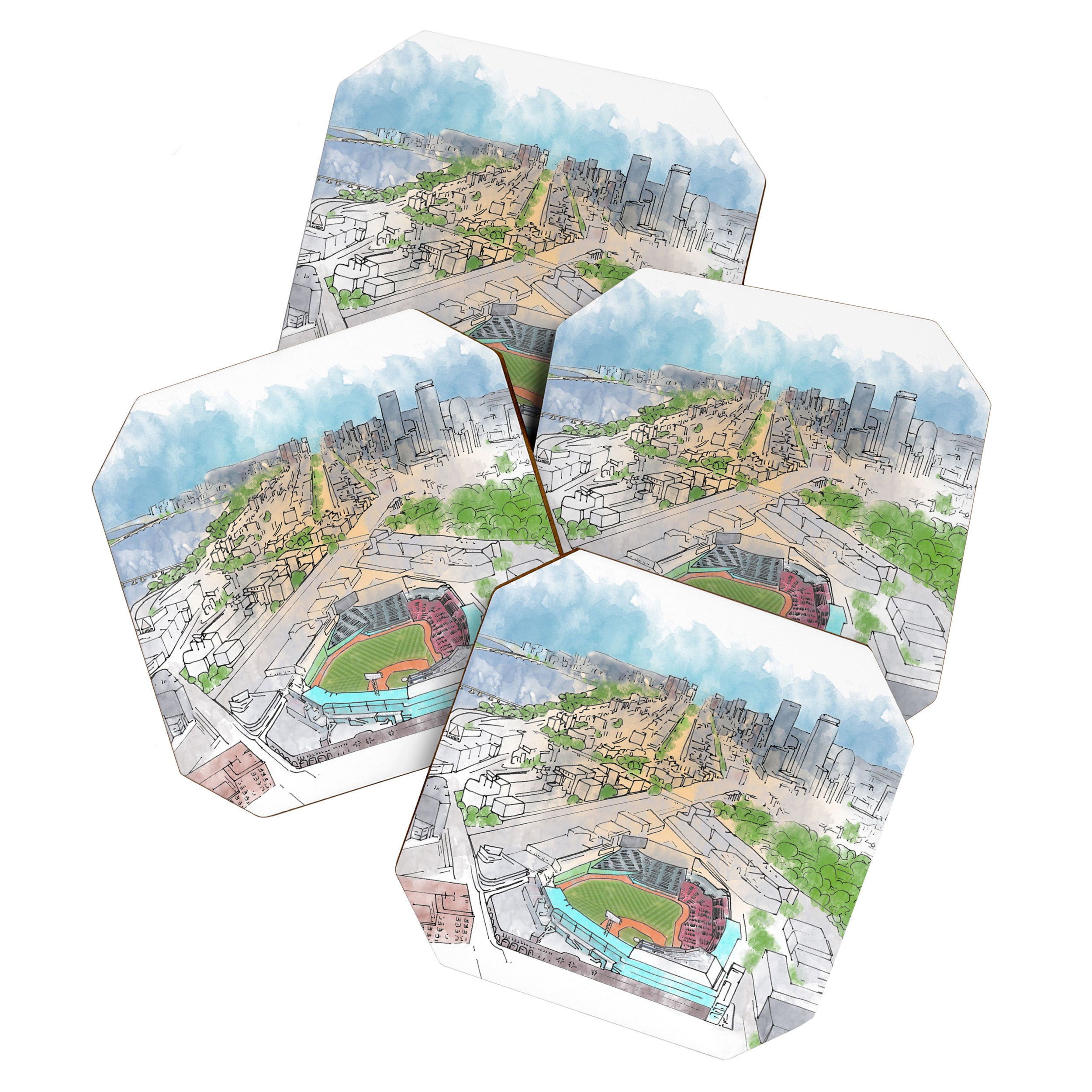 Fenway Park Coaster Gallery Image 1