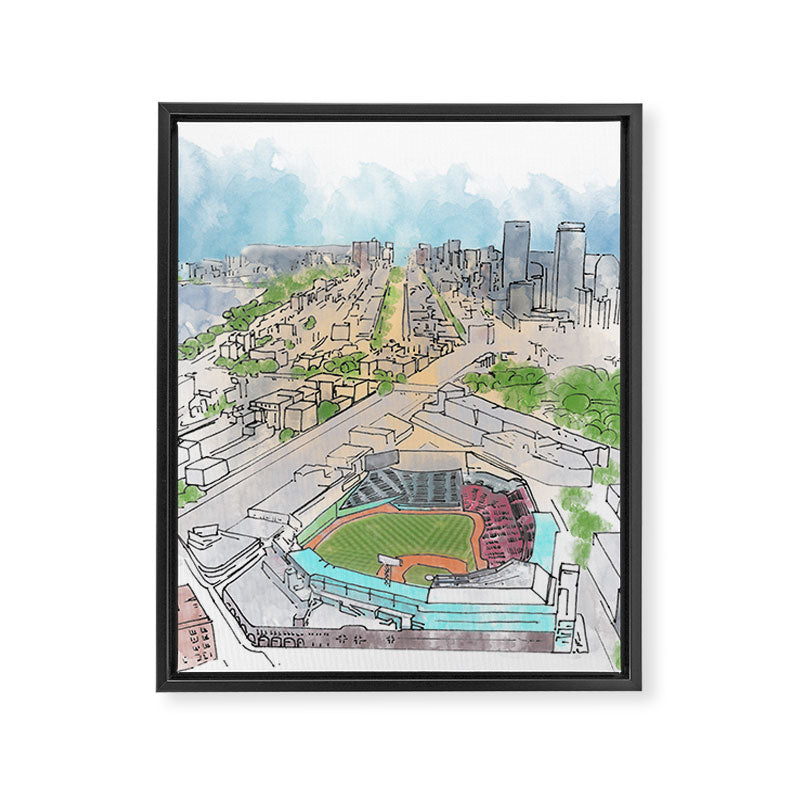 Fenway Park Framed Canvas Print Gallery Image 6