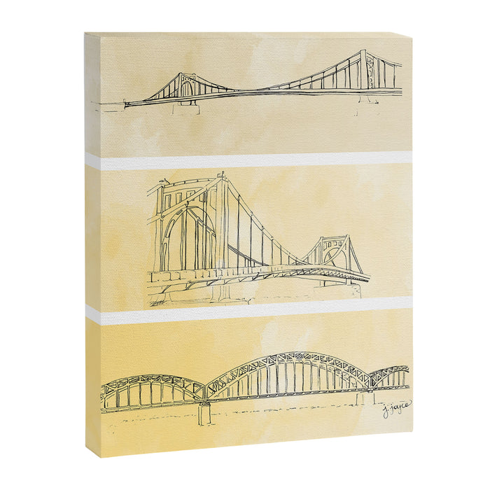 Pittsburgh Bridges Canvas Print Gallery Image 1