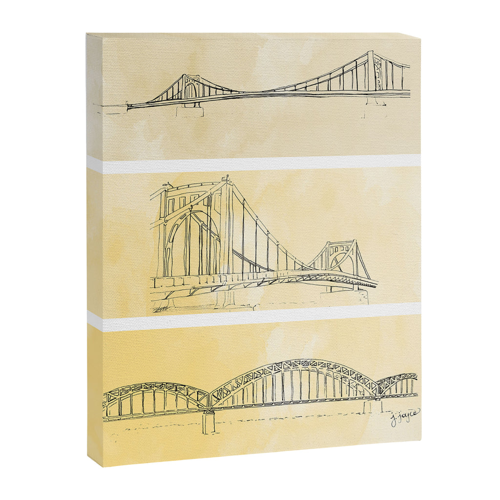 Pittsburgh Bridges Canvas Print Gallery Image 6