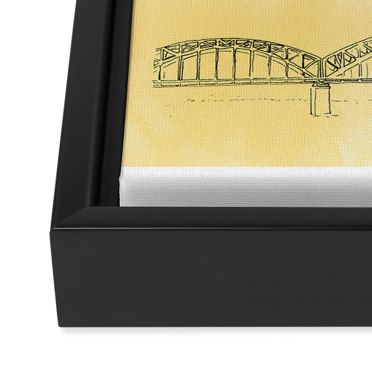 Pittsburgh Bridges Framed Canvas Print Gallery Image 3