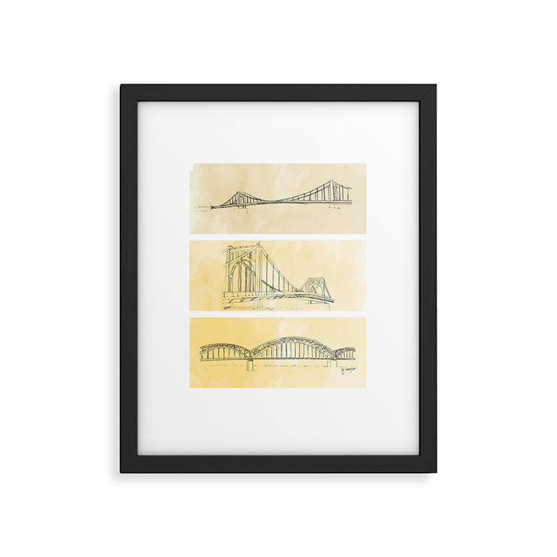 Pittsburgh Bridges Framed Art Print Gallery Image 5