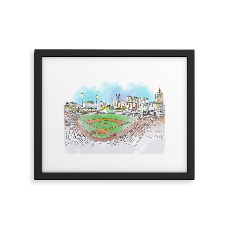 PNC Park Framed Art Print Gallery Image 4