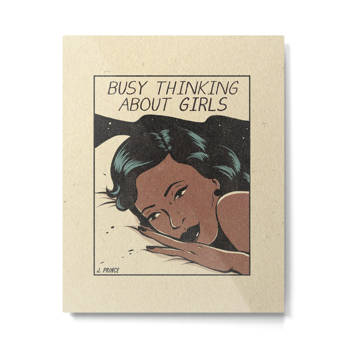 busy thinking about girls Metal Print Gallery Image 1