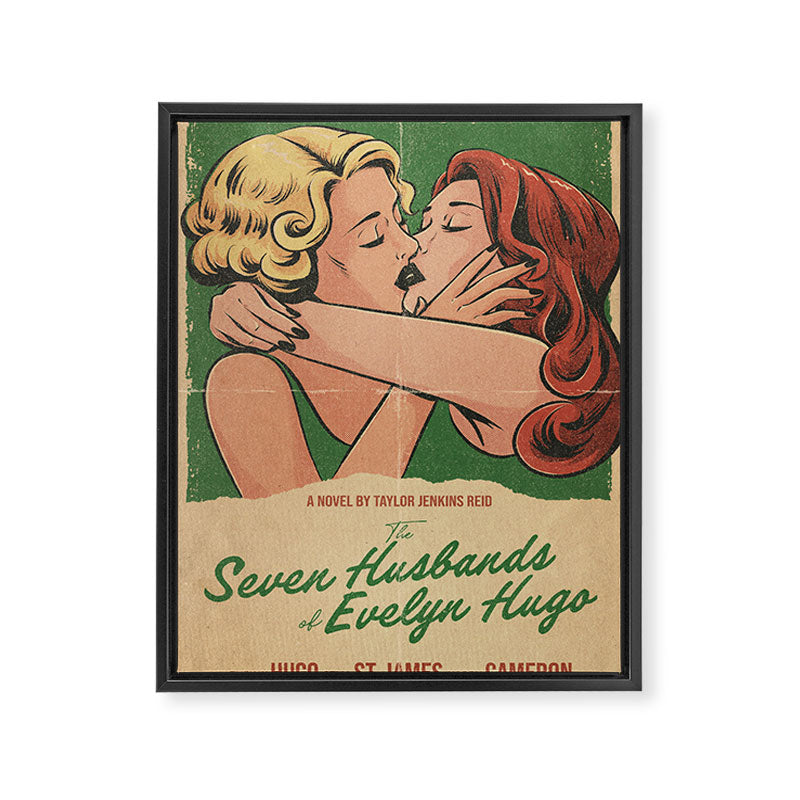 Evelyn Hugo Poster Framed Canvas Print Gallery Image 6