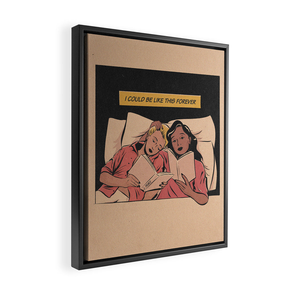 like this forever  Framed Canvas Print Gallery Image 2