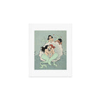 mermaids in love Art Print Gallery Image 1