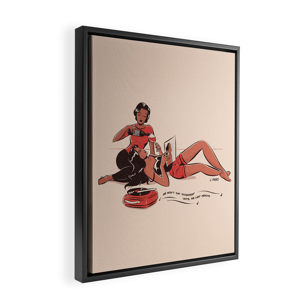 record Framed Canvas Print Gallery Image 2