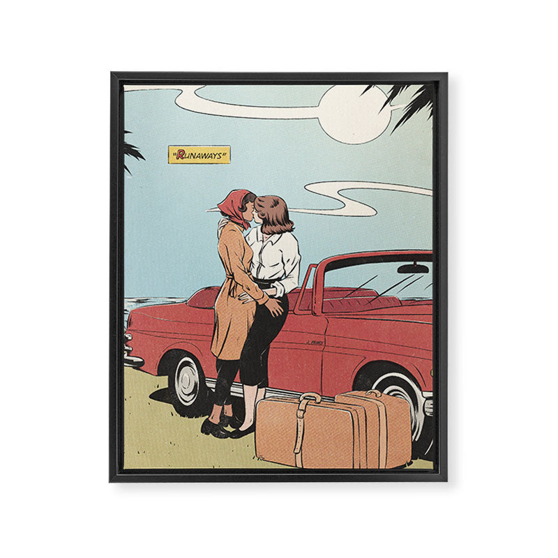 runaways Framed Canvas Print Gallery Image 6