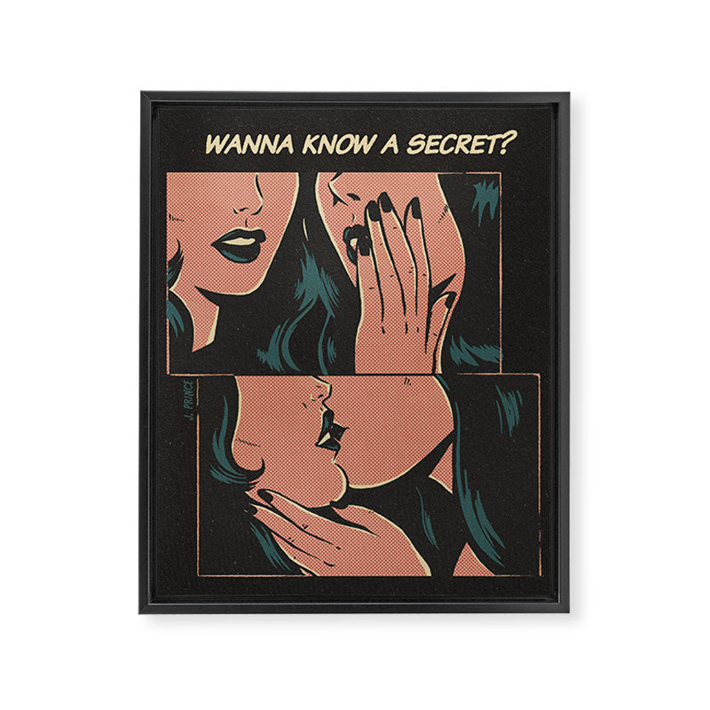 Secret Framed Canvas Print Gallery Image 8