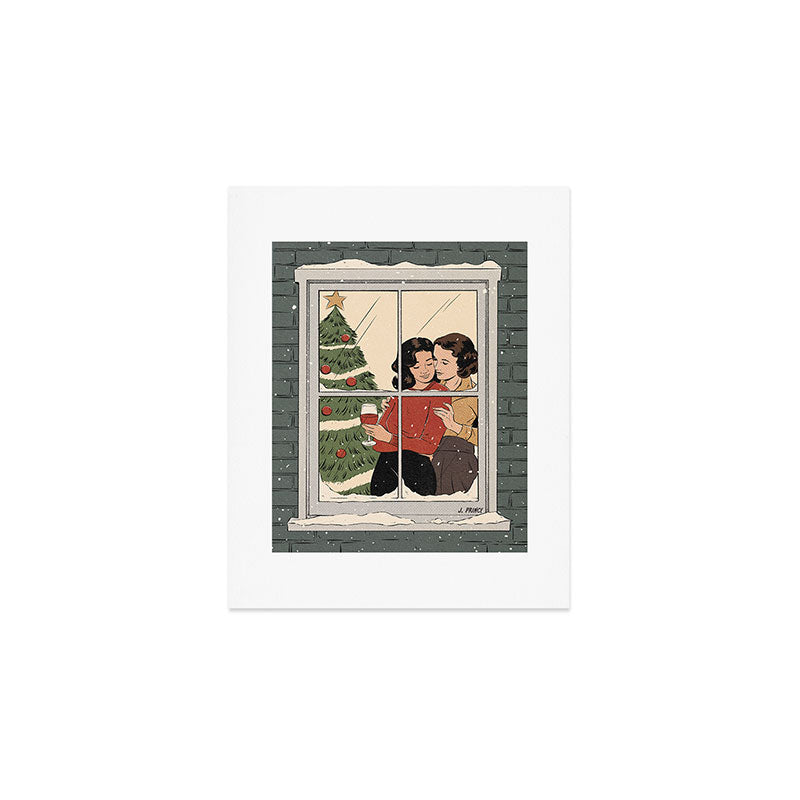 snowy day Art Print Gallery Image 1