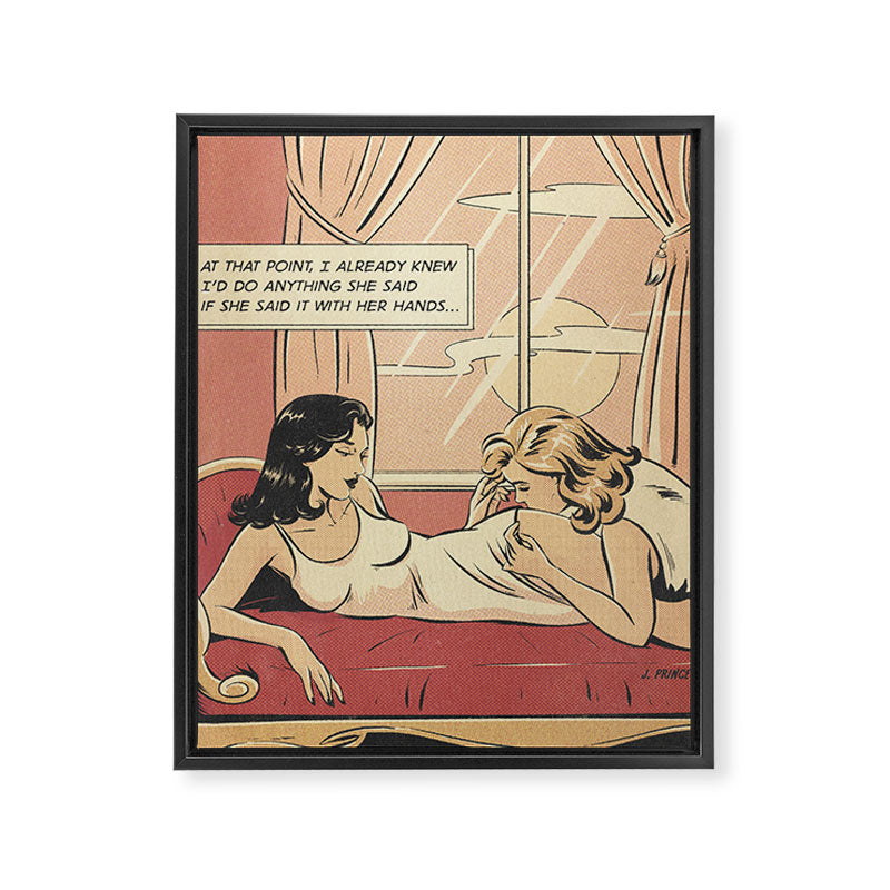 sunset Framed Canvas Print Gallery Image 3