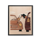 take a risk Framed Canvas Print Gallery Image 6