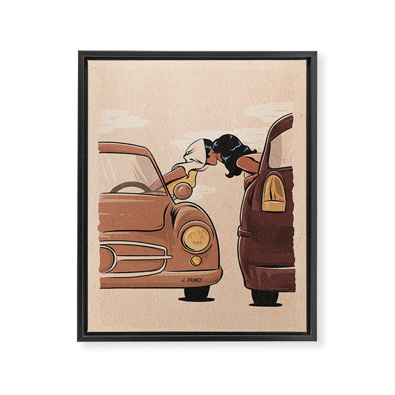 take a risk Framed Canvas Print Gallery Image 6