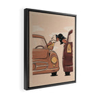 take a risk Framed Canvas Print Gallery Image 2