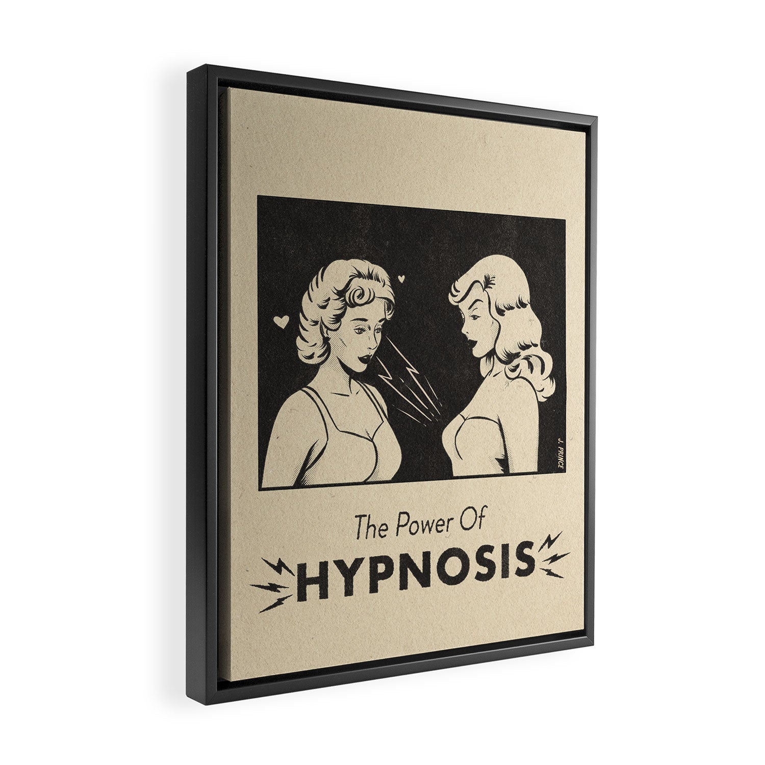 the power of hypnosis Framed Canvas Print Gallery Image 2