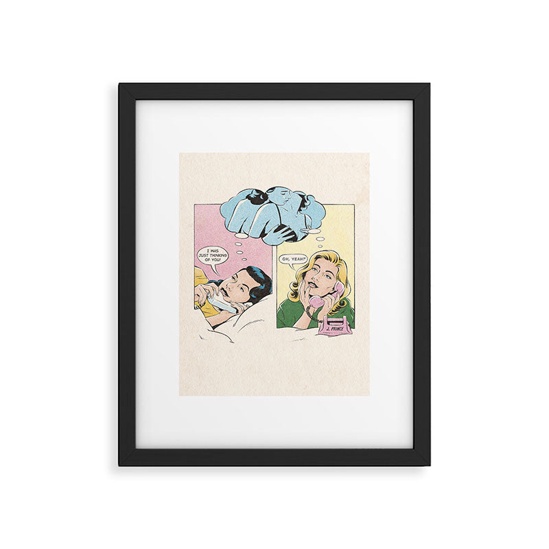 thinking of you Framed Art Print Gallery Image 5