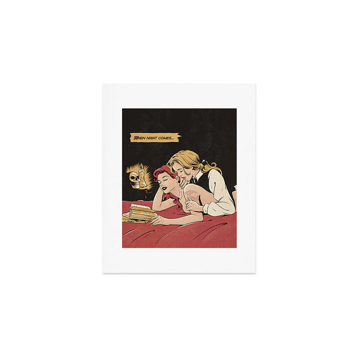 when night comes Art Print Gallery Image 1