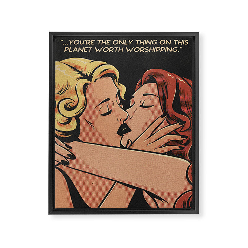 worship Framed Canvas Print Gallery Image 8