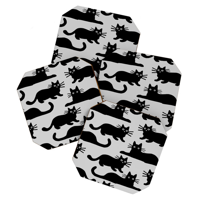 Black Cat(s) Coaster Gallery Image 1