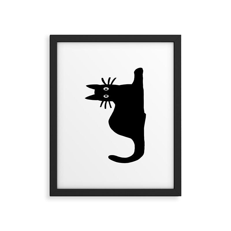 Black Cat(s) Framed Art Print Gallery Image 5