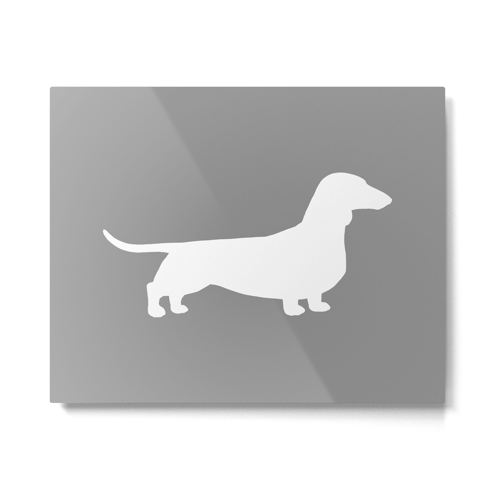 Dachshund Silhouette(s) Wiener Dog Metal Print Gallery Image 6